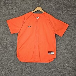 RARE FIND Collab- Nike SB x MLB Skate‎ Baseball Jersey - Orange
